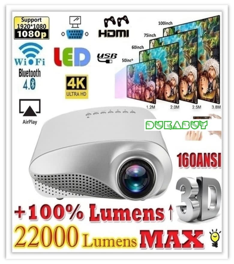 Mini LED Projector RD802 buy online nunua mtandaoni Available for sale price in Tanzania DukaBuy 18