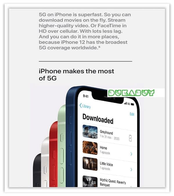 iPhone 12 screen 5G download buy online nunua mtandaoni Tanzania DukaBuy