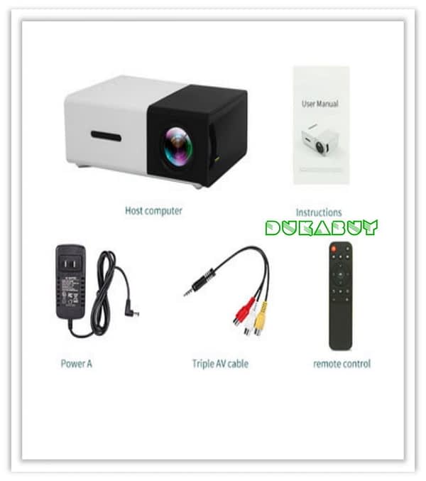Mini Projector LED YG300 Rao Pinqixing buy online nunua mtandaoni Available for sale price in Tanzania DukaBuy 4