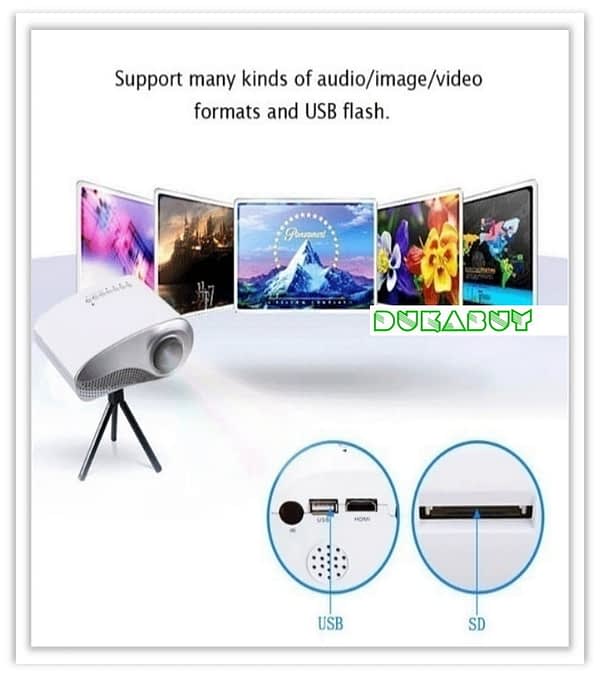 Mini LED Projector RD802 buy online nunua mtandaoni Available for sale price in Tanzania DukaBuy 8